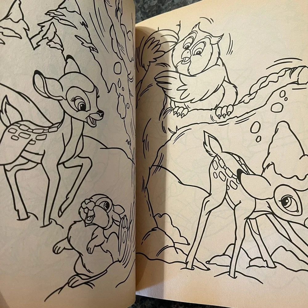 Vintage 1995 Disney Christmas Coloring Book (x-123)